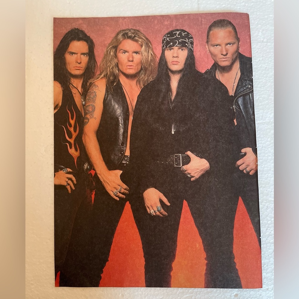 Vintage The Cult pinup